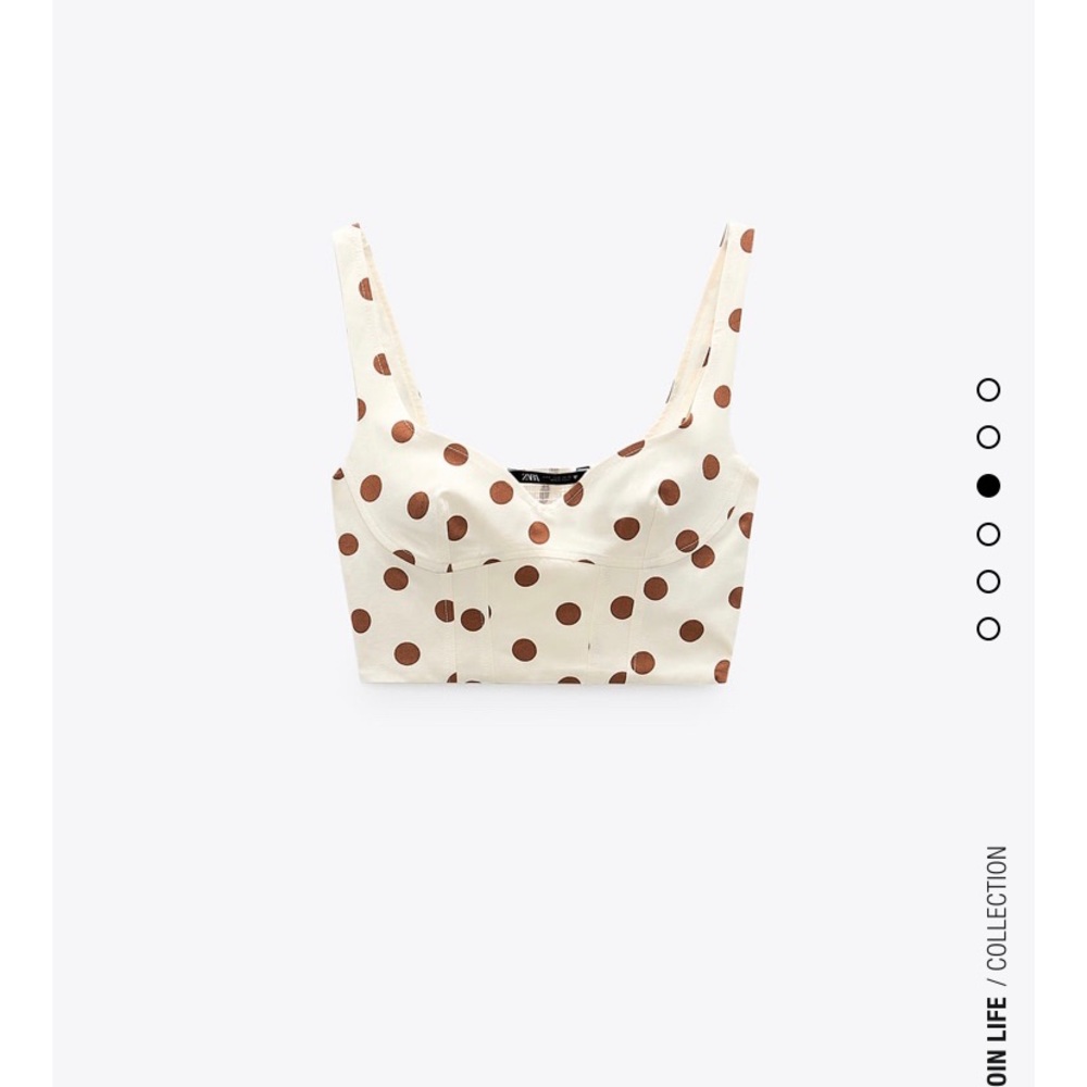 Zara cropped tank